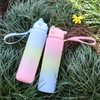 32oz BPA Free Sport Gym Time Maker Motivational Plastic Water Bottle With Fruit Infuser