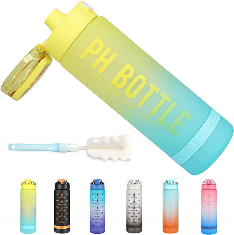 Customisable 750Ml 1000Ml Botellas De Agua Gimnasio Plastic Sports Water Bottles Drinking Bottles 750Ml