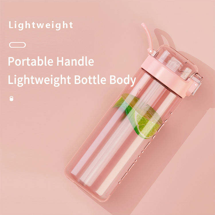 Sports Drink Bottle 500Ml Transparent Plastic Water Bottle