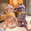 2 Liter Bouteille D Eau En Plastic Eco Friendly Gym Plastic Drinking Water Bottle With Straw