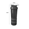 600Ml Direct Drinking Bpa Free Plastic Gym Protein Shaker Bottle Gym Bottles With Handle