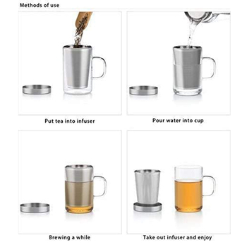 2023 New 500ml Tea Cup Fruit Cup High Borosilicate Glass BPA Free with Stainless Steel Filter Screen
