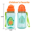 Custom Bpa Free 450Ml 16Oz Toddler Kids Plastic Drink Water Bottle With Cap