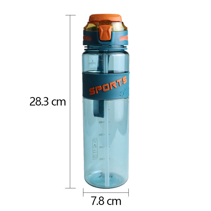 Bpa Free 32Oz 1L 1000Ml 1000 Ml Reusabl Outdoor Sports Tritan Plastic Water Bottle