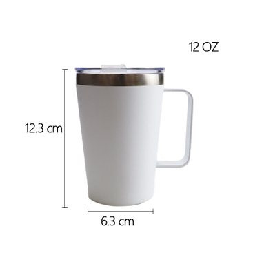 Stainless Steel 12oz Tumbler with Handle Tumblers Wholesale Bulk Coffee Mug