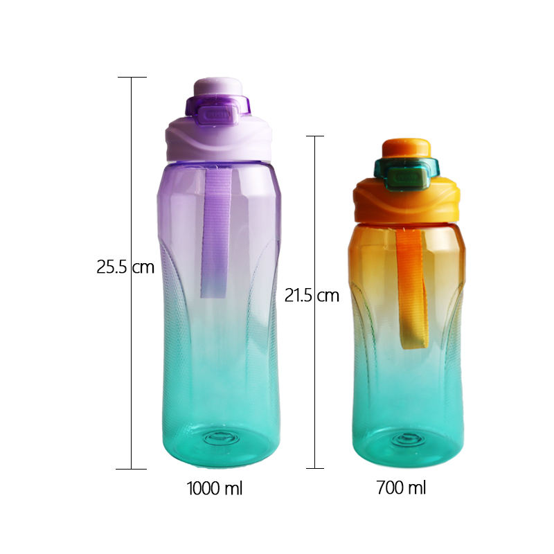 Personalized Lovely Plastic Drinking Water Bottles Bpa Free Sport Water Bottles