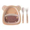 New Bamboo Fiber Children Dinnerware Hot Selling Kids Dinner Set