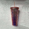 Leak Proof Dishwasher Safe Tumbler With Straw Double Wall Fancy Decorated Tumblers