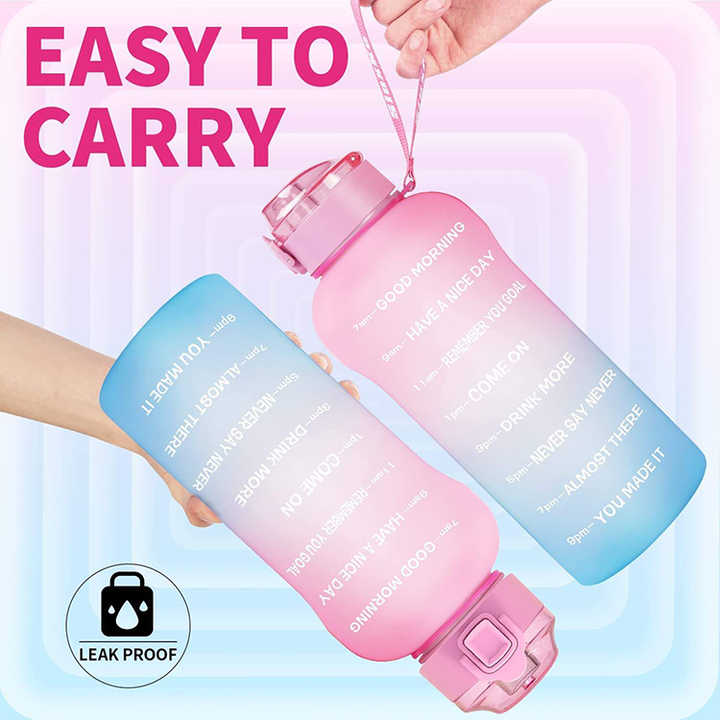 Eco-Friendly Kawaii Custom Water Bottle Logo for Kids With Straw