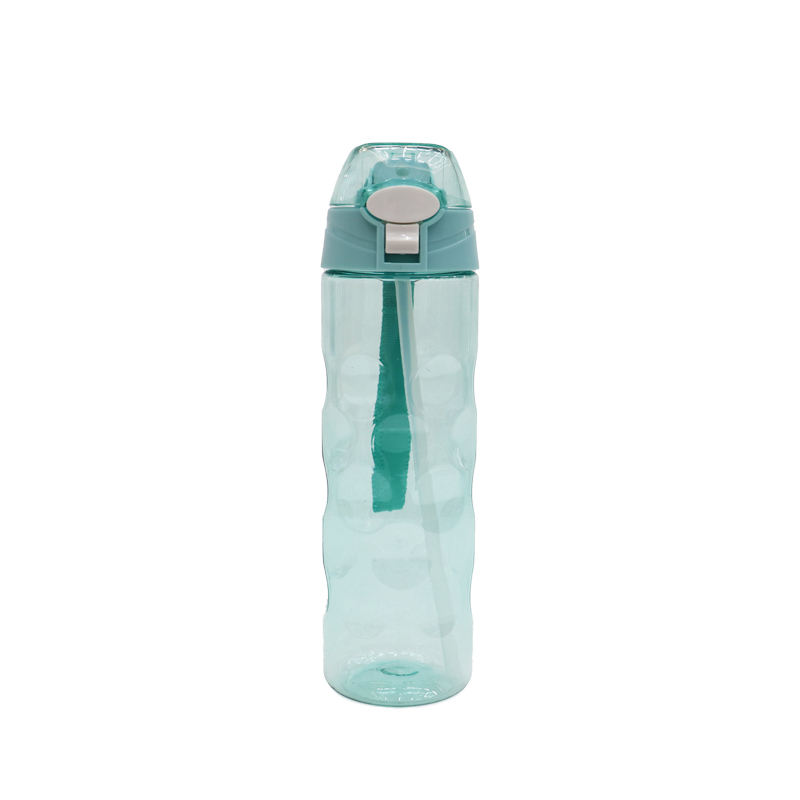 Wholesale 700 Ml Leakproof Sustainable Clear Travel Plastic Drinking Water Bottle With Straw Rope