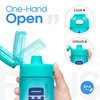 Fitness Tritan Bpa Free Plastic Custom LOGO Labeled Motivational Drinking Gym Sport 1L Water Bottle for Sport with Time Marker