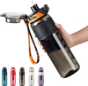800ml/1000ml Tritan Custom Logo Student Straw Bottle Student Straw Portable High Capacity Sports Water Bottle