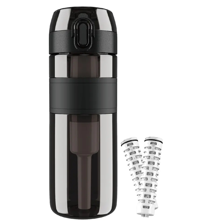 500ml Carbon Water Filter Portable Outdoor Survival Water Filtration Purifier Custom Water Bottle With Filter