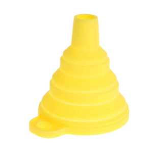 Wholesale Kitchen Accessories Gadgets Food Grade Collapsible Design Silicone Funnel