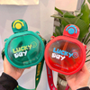 700ml Cartoon Cute Portable Candy-colored Water-resistant Heat-resistant Travel Vitality Plastic Sippy Bottle