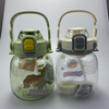 1300ML/45OZ Motivational Sports Water Bottle BPA-free Large W/ Straw Time Marker