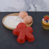 BPA Free Gingerbread Man Shape Silicone Candy Cake Cookie Chocolate Mold
