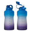 64 oz Water Bottle with Time Marker to Drink Half Gallon Motivational Water Bottle with Straw and Handle Large BPA Free Bottle