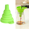 Portable Multifunctional Silicone Telescopic Funnel Folding Funnel Kitchen Oil Funnel