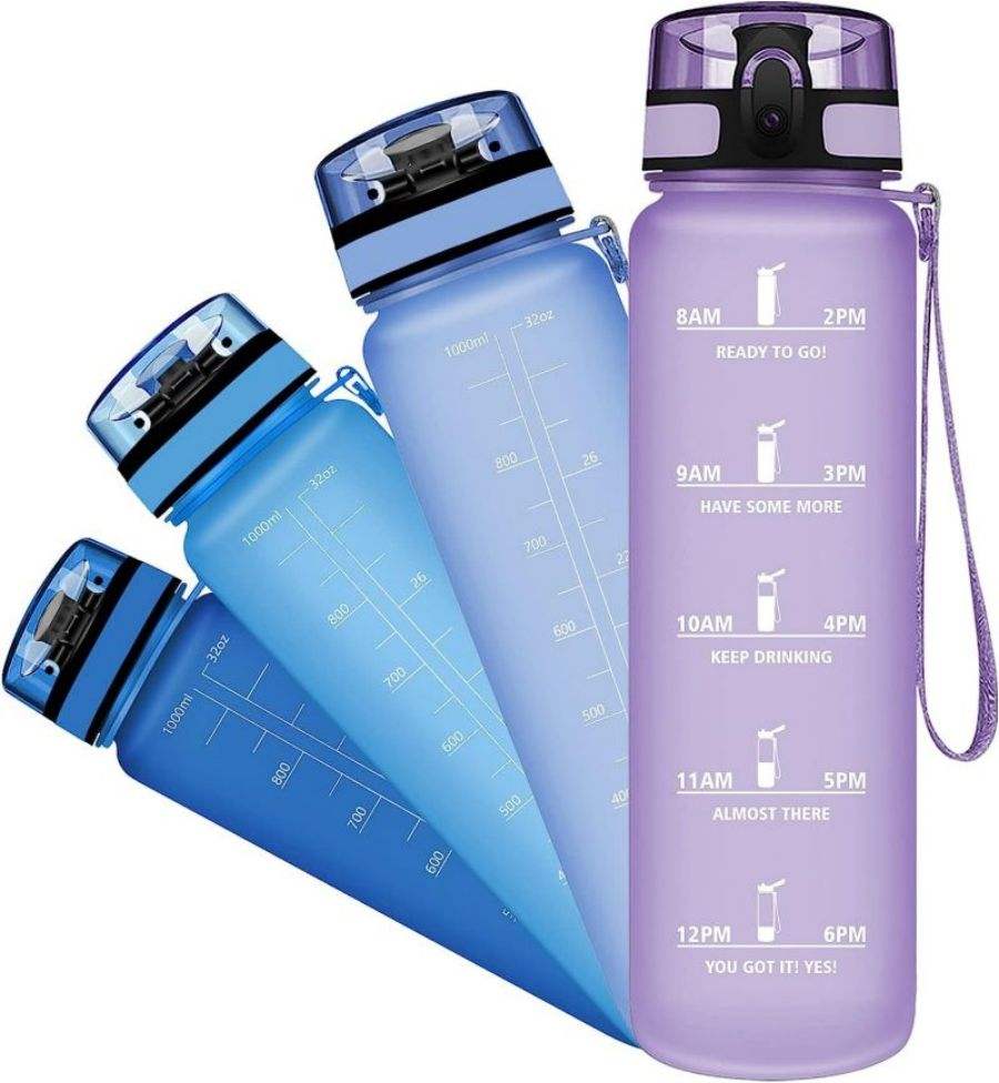 Frosted Plastic Water Cup Outdoor Bicycle Riding Kettle Sports Fitness Space Cup Mountaineering Water Bottle