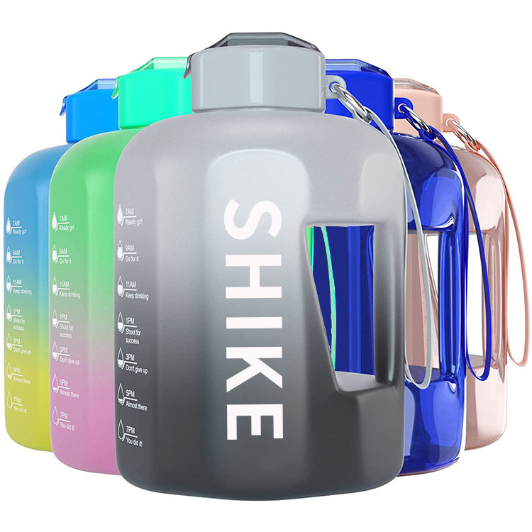 74OZ Leakproof Drinking Water Bottle With Time Marker Straw to Ensure You Drink Enough WaterThroughout the Day for Fitness