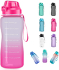 1 Gallon Water Bottle With Straw Time Marker Wide Mouth BPA-Free With Custom Logo for Fitness Large Gym Plastic Bottle