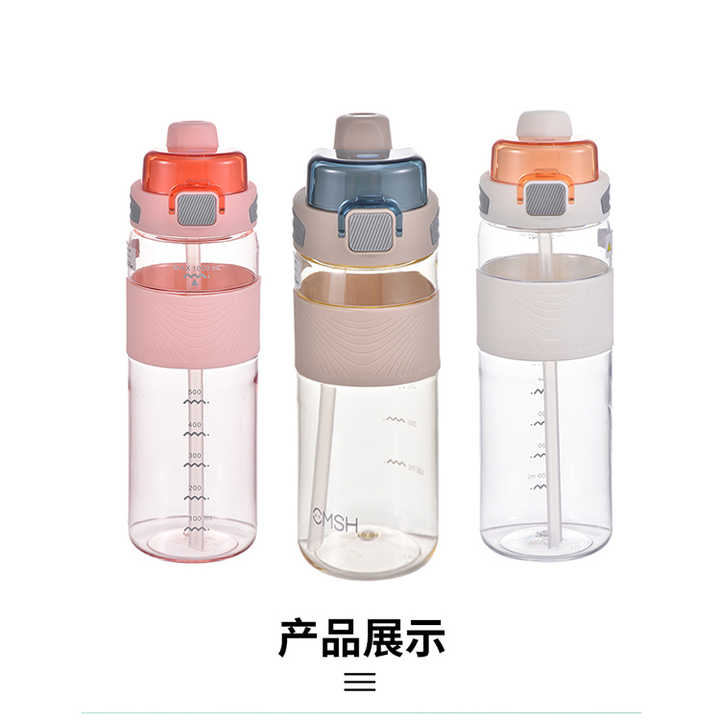 Fitness 1L Water Bottle 1 Liter Bpa Free Tritan Gym Sports Bottle