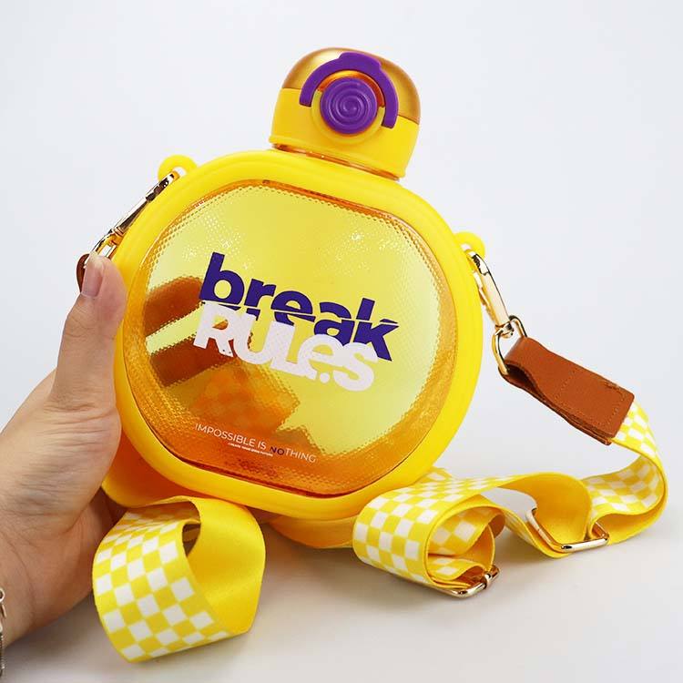 Good Price Kids Bpa Free Customize clear Transparent 750 ml Glitz Big Belly Tritan Water Bottle with Cartoon Sticker