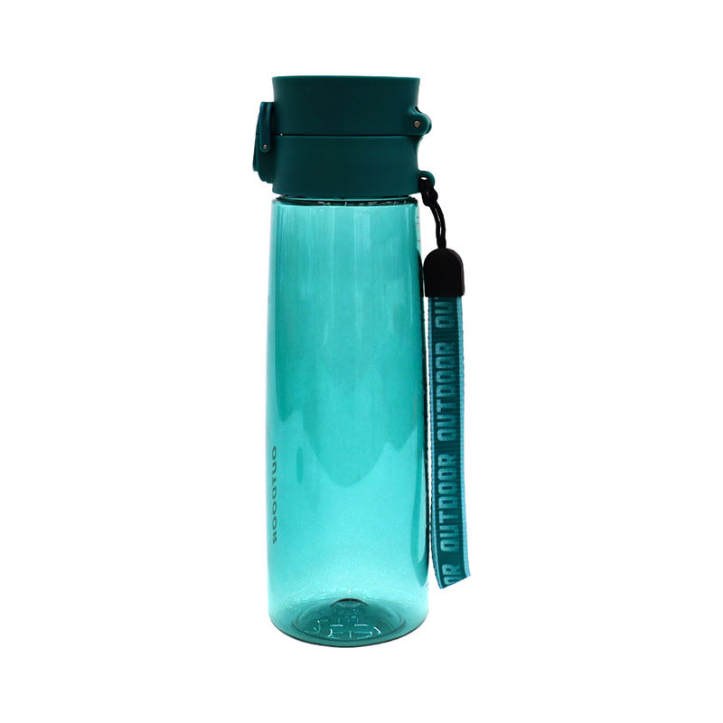 680Ml Custom Travel Portable Graduated Outdoor Plastic Sports Water Bottle Direct Drinking With Rope
