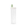 Custom 850Ml Large Transparent Leak Proof Plastic Bubble Tea Water Drink Bottle With Lid Straw