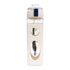 650Ml Custom Fashionable School Kids Direct Drinking Clear Water Bottle Plastic With Capacity Scale Strap