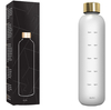 Cheap BPA FREE Plastic 1L Motivational Water Bottle with Time Marker Reminder
