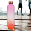 Leakproof Tritan BPA Free 1L Fitness Sports Water Jug with Time Marker Large Motivational Water Bottle