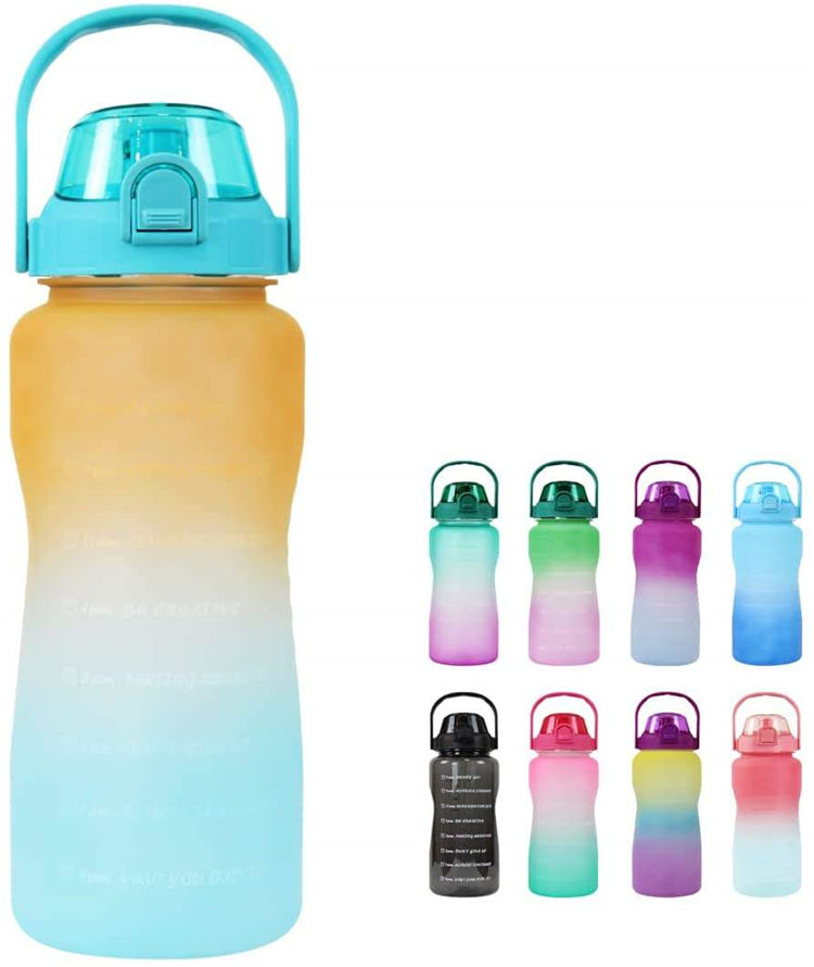 China Zhejiang Botella De Agua De 64Oz 2L 2.2 L Half Gallon Drinking Bottle Sports Water Bottle
