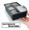 Silicone Food Grade Heat Resistence Square Shape Chocolate Mold Ice Tray Silicone Cubes