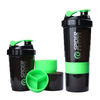 Protein Shaker Mixer Bottle Sports Fitness Gym 3 Layers Multifunction 600ml BAP Free Shaker Bottle