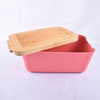 Biodegradable Bamboo Fiber Bread Box with Bamboo Lid Bread Box Large