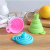 Hot Sale Silicone Durable Kitchen Tools Foldable Funnel Soft Food Grade Silicone Oil Funnel