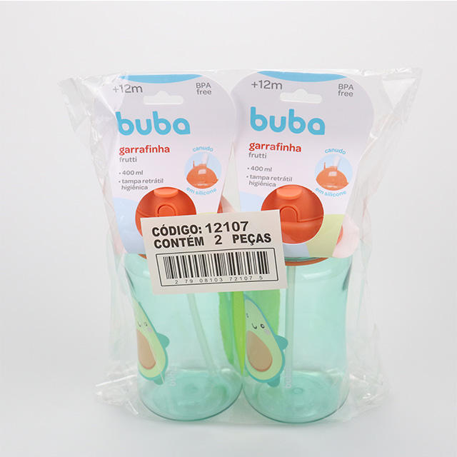 350ml Factory Direct Selling Customizable Color and Pattern logo Hot Selling Children's Cartoon Portable Straw Cup with Cover