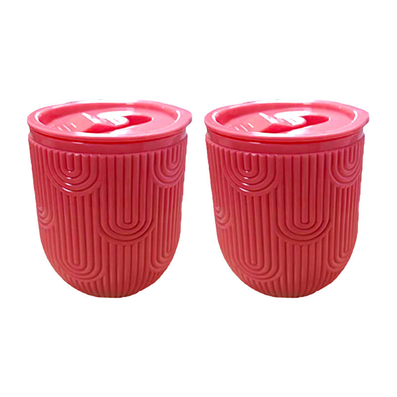 New Design Plastic Double Wall Wine Plastic Tumbler Mini Cup With Lid BPA Free