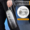 1L 32 oz Straw Strainer Filter Gym Fitness Sports BPA Free Tritan Motivational Water Bottle With Time Marker