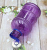 Half Gallon Big Water Bottle, 3.7 L Large Leak Proof Sports Jug with Handle,Huge BPA Free PETG Plastic Wide Mouth