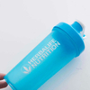 Wholesale Custom 600 Ml Wide Mouth Transparent Plastic Gym Sports Shaker Bottle With Shaking Ball