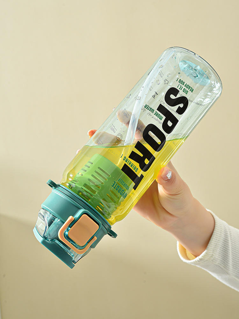 Summer New High Temperature Resistance, Anti-Side Leakage and Anti-Fall Students Portable Hot Selling Plastic Water Cup