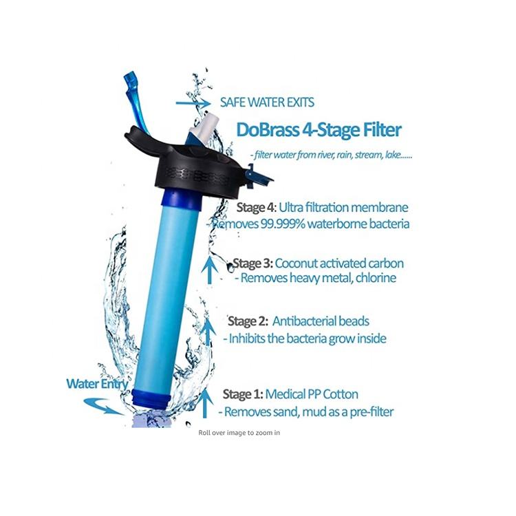 Activated Carbon Filter Water Bottle Portable Bottle