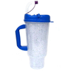 Wholesale Custom Logo 2023 High Quality Travel 40 Ounce Oz 40Oz Plastic Tumbler Cup With Handle and Straw Lid