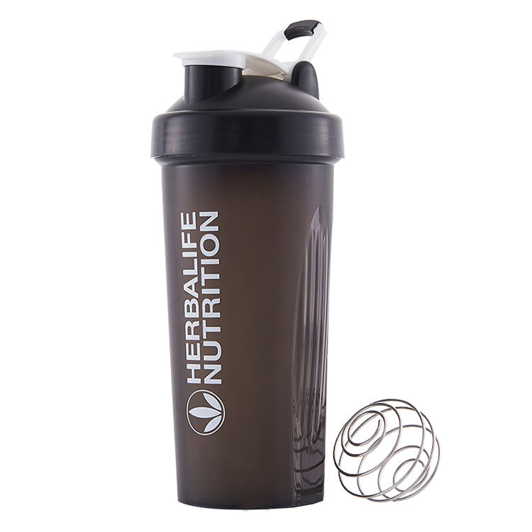 600ml Shaker Bottle Colorful Sports Plastic Protein Shaker Bottle for Gym