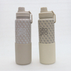 750ml New Sport Stainless Bottle Water with Silicone Base Outdoor Insulated Double Wall Thermos Office Hot Water Bottle