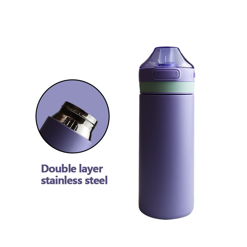 500ML 304 Stainless Steel Cup High Appearance Level Can Be Customized Color Children's Water Cup with Handle