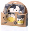Printing Cartoon Decal Printing Accept Customized Bamboo Fiber Dinnerware Set